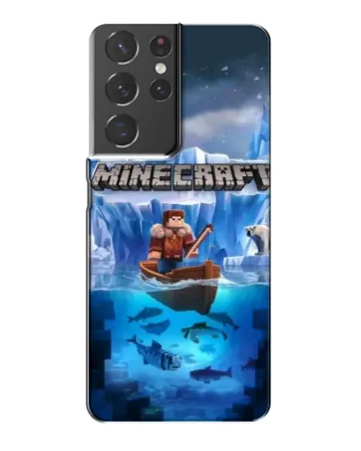 Чохол для Samsung Galaxy S21 Plus з картинкою «Minecraft льодянийсвіт» Чохол для Samsung Galaxy S21 Plus з картинкою «Minecraft льодянийсвіт»