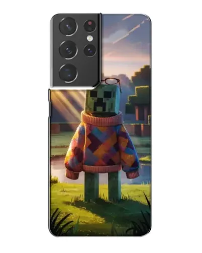 Чохол для Samsung Galaxy S21 Plus з картинкою «Кріпер у светрі» Чохол для Samsung Galaxy S21 Plus з картинкою «Кріпер у светрі»