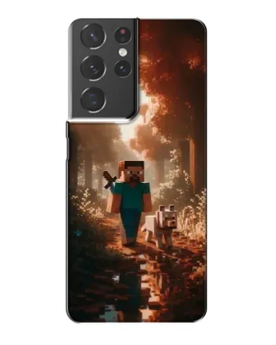Чохол для Samsung Galaxy S21 Plus з картинкою «Стів у лісі» Чохол для Samsung Galaxy S21 Plus з картинкою «Стів у лісі»