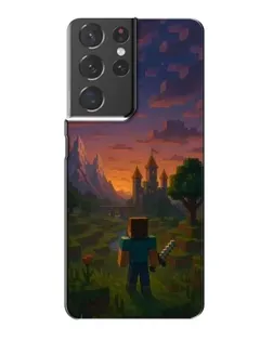 Чохол для Samsung Galaxy S21 Plus з картинкою «Стів біля вежі»