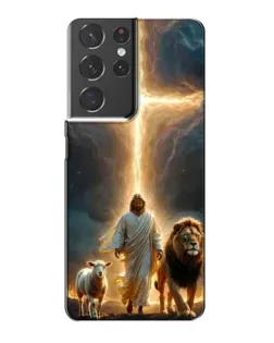 Чохол для Samsung Galaxy S21 Plus з картинкою «Лев Юди та Світло» Чохол для Samsung Galaxy S21 Plus з картинкою «Лев Юди та Світло»