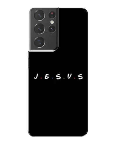 Чехол для Samsung Galaxy S21 Plus с картинкой «Точки веры J.E.S.U.S.»