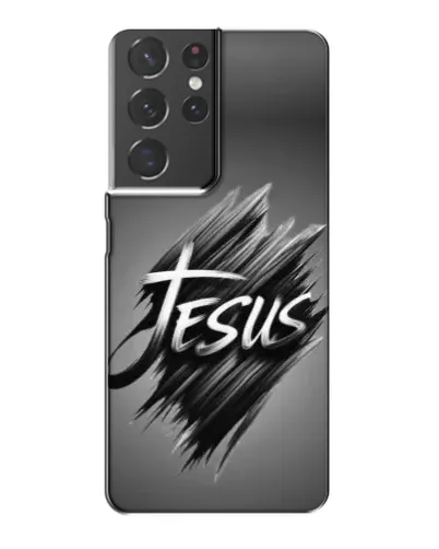 Чехол для Samsung Galaxy S21 Plus с картинкой «Надпись Jesus Graffiti»