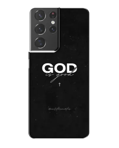 Чехол для Samsung Galaxy S21 Plus с картинкой «GOD — Бог над всем»