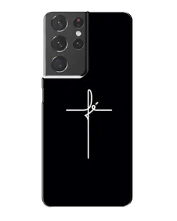 Чохол для Samsung Galaxy S21 Plus з картинкою «Тонкий хрест»