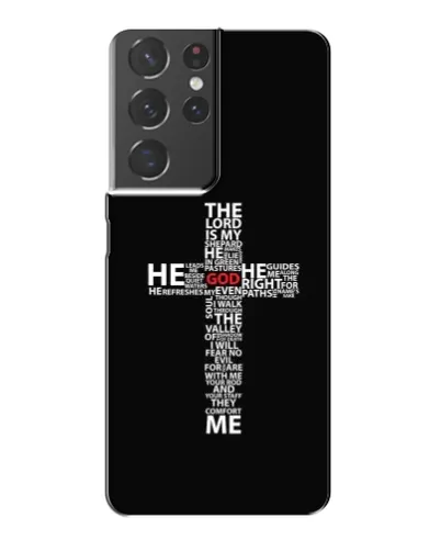Чохол для Samsung Galaxy S21 Plus з картинкою «Текстовий хрест» Чохол для Samsung Galaxy S21 Plus з картинкою «Текстовий хрест»