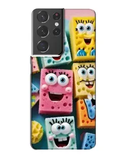 Чехол для Samsung Galaxy S21 Plus с картинкой «Цветные губки»