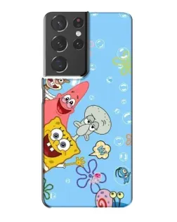 Чехол для Samsung Galaxy S21 Plus с картинкой «Веселые пузырьки»