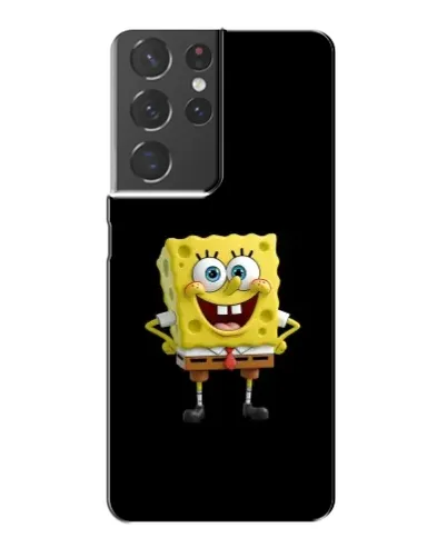 Чехол для Samsung Galaxy S21 Plus с картинкой «Классический Губка Боб»