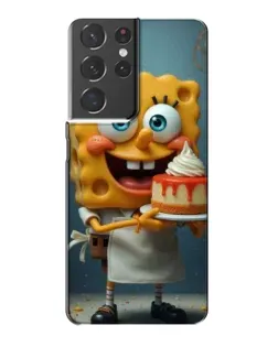 Чехол для Samsung Galaxy S21 Plus с картинкой «Повар Спанч Боб»