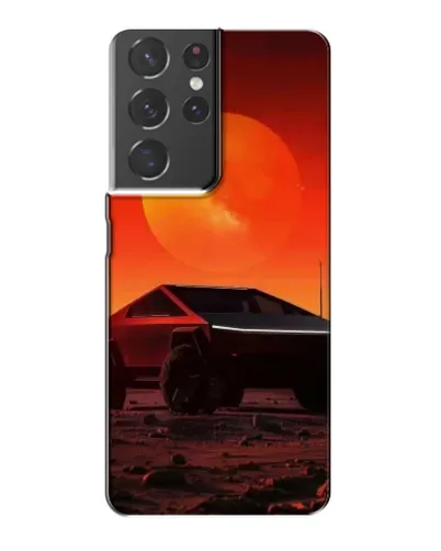 Чохол для Samsung Galaxy S21 Plus з картинкою «Cybertruck на Марсі» Чохол для Samsung Galaxy S21 Plus з картинкою «Cybertruck на Марсі»