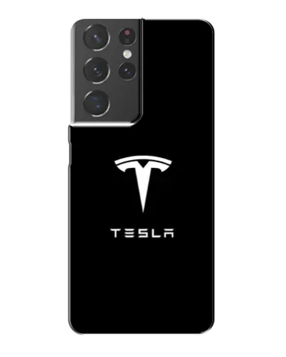 Чохол для Samsung Galaxy S21 Plus з картинкою «Tesla White Logo» Чохол для Samsung Galaxy S21 Plus з картинкою «Tesla White Logo»