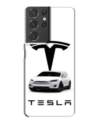 Чохол для Samsung Galaxy S21 Plus з картинкою «Tesla White Style» Чохол для Samsung Galaxy S21 Plus з картинкою «Tesla White Style»