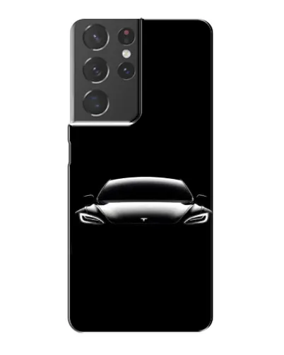 Чохол для Samsung Galaxy S21 Plus з картинкою «Фари Tesla Night» Чохол для Samsung Galaxy S21 Plus з картинкою «Фари Tesla Night»