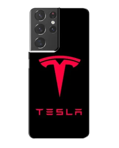 Чохол для Samsung Galaxy S21 Plus з картинкою «Tesla Red Logo» Чохол для Samsung Galaxy S21 Plus з картинкою «Tesla Red Logo»