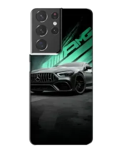 Чохол для Samsung Galaxy S21 Plus з картинкою «Темний Mercedes AMG»