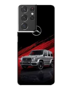 Чохол для Samsung Galaxy S21 Plus з картинкою «Mercedes G-Class червоний»