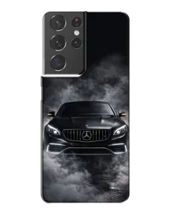 Чохол для Samsung Galaxy S21 Plus з картинкою «Mercedes у диму»