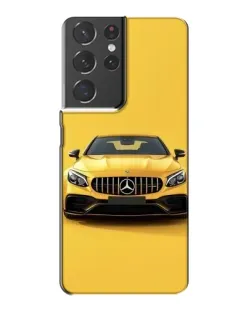 Чохол для Samsung Galaxy S21 Plus з картинкою «Жовтий Mercedes GT»
