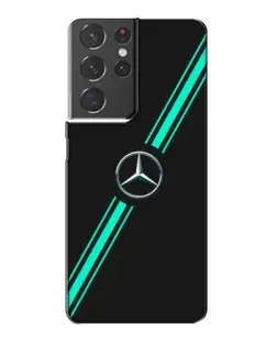 Чохол для Samsung Galaxy S21 Plus з картинкою «Спортивні лінії Mercedes»