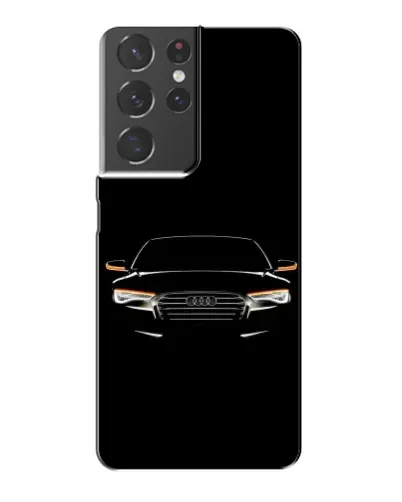 Чехол для Samsung Galaxy S21 Plus с картинкой «Audi — ночной контур» Чехол для Samsung Galaxy S21 Plus с картинкой «Audi — ночной контур»