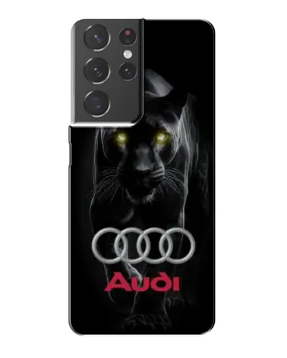Чехол для Samsung Galaxy S21 Plus с картинкой «Пантера и Audi» Чехол для Samsung Galaxy S21 Plus с картинкой «Пантера и Audi»