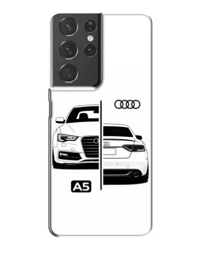 Чехол для Samsung Galaxy S21 Plus с картинкой «Audi — контрастный дизайн» Чехол для Samsung Galaxy S21 Plus с картинкой «Audi — контрастный дизайн»