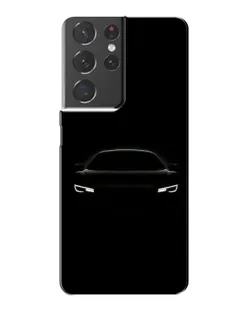 Чехол для Samsung Galaxy S21 Plus с картинкой «Взгляд Audi в темноте»