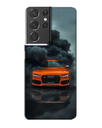 Чехол для Samsung Galaxy S21 Plus с картинкой «Audi в облаках дыма» Чехол для Samsung Galaxy S21 Plus с картинкой «Audi в облаках дыма»