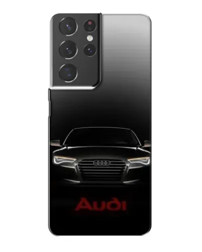 Чехол для Samsung Galaxy S21 Plus с картинкой «Audi — градиентный контур» Чехол для Samsung Galaxy S21 Plus с картинкой «Audi — градиентный контур»