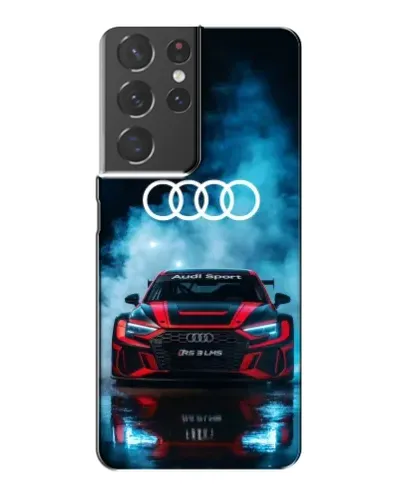Чехол для Samsung Galaxy S21 Plus с картинкой «Audi Sport — неон» Чехол для Samsung Galaxy S21 Plus с картинкой «Audi Sport — неон»