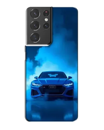Чехол для Samsung Galaxy S21 Plus с картинкой «Audi — голубая энергия» Чехол для Samsung Galaxy S21 Plus с картинкой «Audi — голубая энергия»