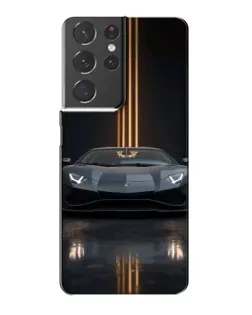 Чохол для Samsung Galaxy S21 Plus з картинкою «Lamborghini золоті лінії» Чохол для Samsung Galaxy S21 Plus з картинкою «Lamborghini золоті лінії»