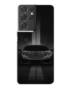 Чехол для Samsung Galaxy S21 Plus с картинкой «Lamborghini симметрия дорог»