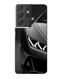 Чехол для Samsung Galaxy S21 Plus с картинкой «Lamborghini фары детализация»