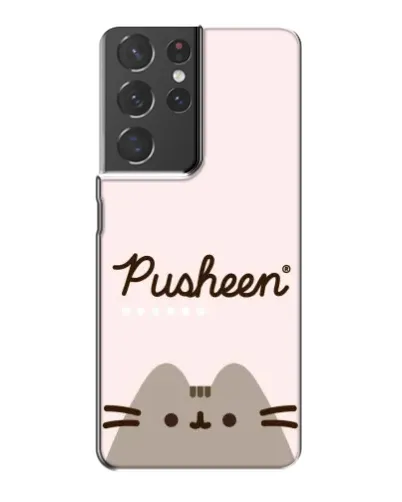 Чехол для Samsung Galaxy S21 Plus с картинкой «Pusheen логотип»