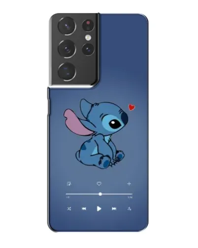 Чохол для Samsung Galaxy S21 Plus з картинкою «Музичний Stitch»