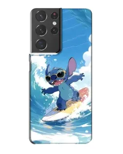 Чохол для Samsung Galaxy S21 Plus з картинкою «Стіч на хвилі»
