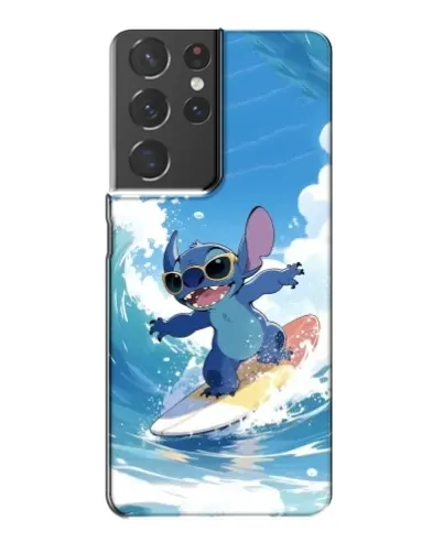Чохол для Samsung Galaxy S21 Plus з картинкою «Стіч на хвилі»