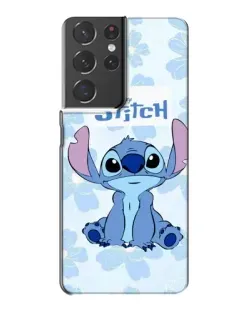 Чохол для Samsung Galaxy S21 Plus з картинкою «Stitch серед квітів»