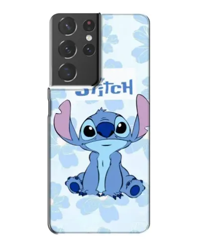 Чохол для Samsung Galaxy S21 Plus з картинкою «Stitch серед квітів»