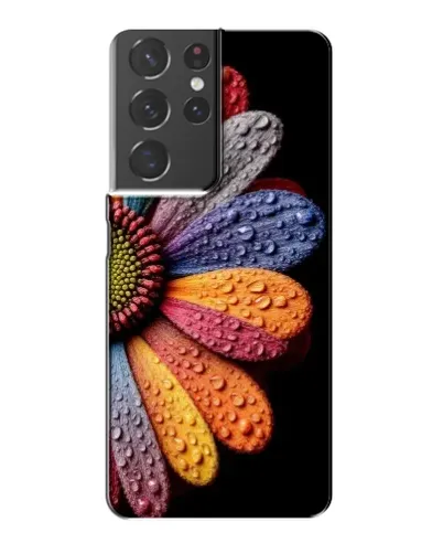 Чохол для Samsung Galaxy S21 Plus з картинкою «Райдужна квітка»