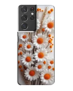 Чохол для Samsung Galaxy S21 Plus з картинкою «Білі сухоцвіти» Чохол для Samsung Galaxy S21 Plus з картинкою «Білі сухоцвіти»