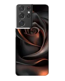 Чохол для Samsung Galaxy S21 Plus з картинкою «Шовкова чорна троянда» Чохол для Samsung Galaxy S21 Plus з картинкою «Шовкова чорна троянда»