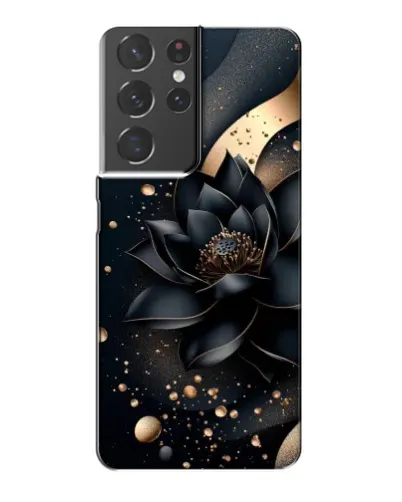 Чохол для Samsung Galaxy S21 Plus з картинкою «Чорний лотос»