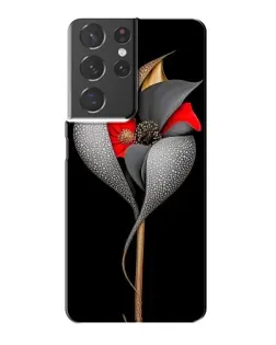 Чохол для Samsung Galaxy S21 Plus з картинкою «Срібна фантазійна квітка» Чохол для Samsung Galaxy S21 Plus з картинкою «Срібна фантазійна квітка»