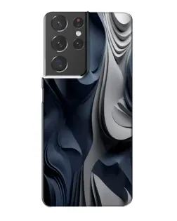Чохол для Samsung Galaxy S21 Plus з картинкою «Об'ємні сині складки» Чохол для Samsung Galaxy S21 Plus з картинкою «Об'ємні сині складки»