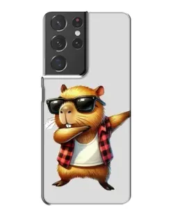 Чохол для Samsung Galaxy S21 Plus з картинкою «Капібара репер даб» Чохол для Samsung Galaxy S21 Plus з картинкою «Капібара репер даб»