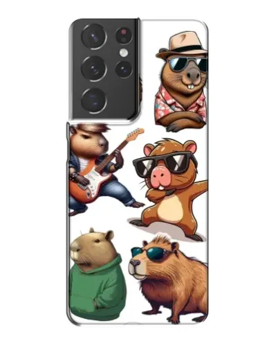 Чохол для Samsung Galaxy S21 Plus з картинкою «Круті капібари музиканти» Чохол для Samsung Galaxy S21 Plus з картинкою «Круті капібари музиканти»