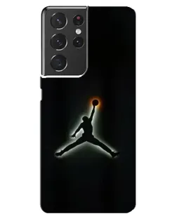Чохол для Samsung Galaxy S21 ultra з картинкою «Jordan Gradient Logo»